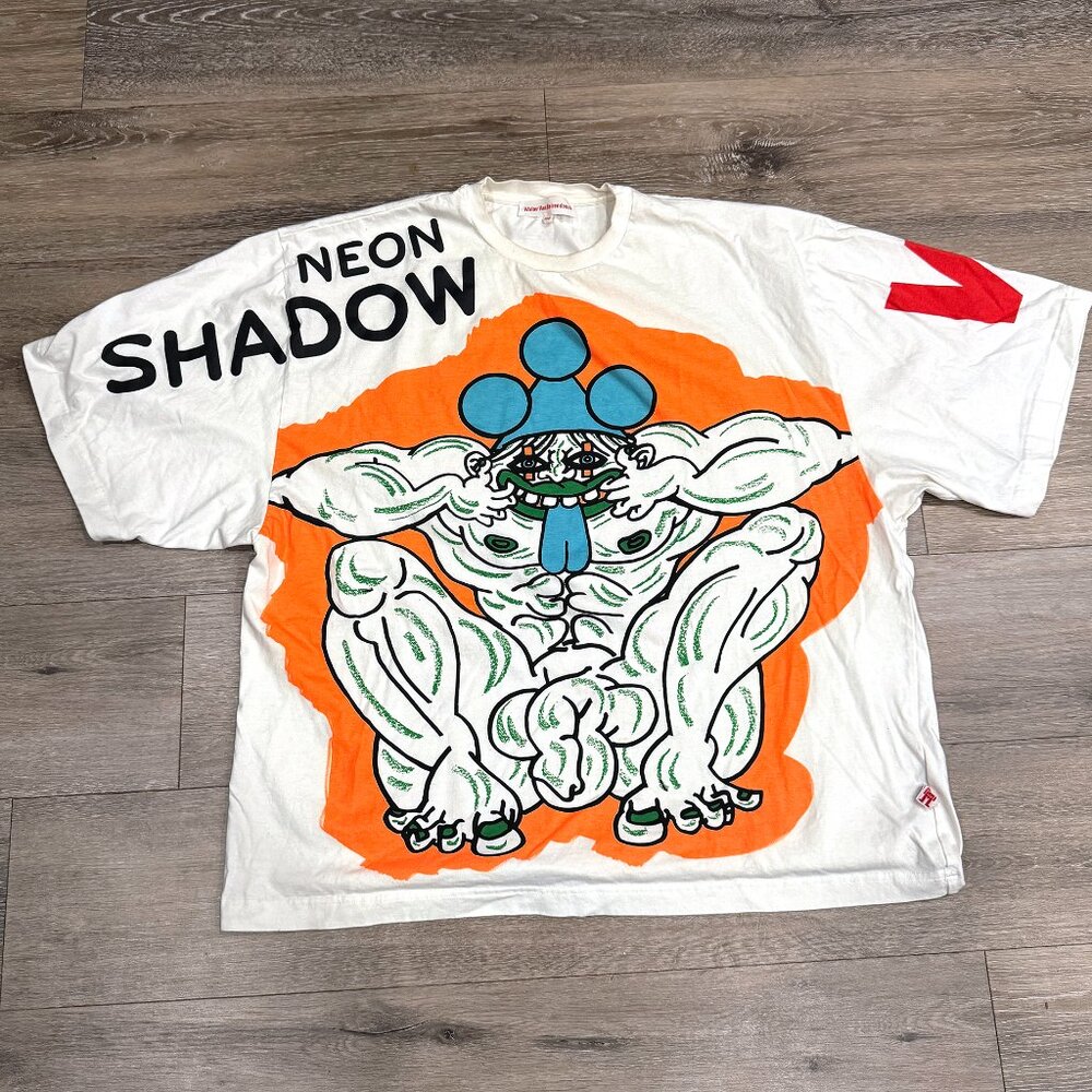 Walter van Beirendonck SS22 "Neon Shadow" t-shirt